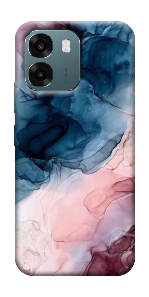 Чохол Рожево-блакитні розводи для Oppo A6