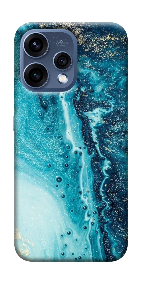 Чехол Голубая краска для Oppo Reno 15