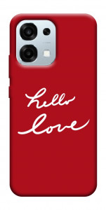 Чехол Hello love для Oppo A6 Pro 5G