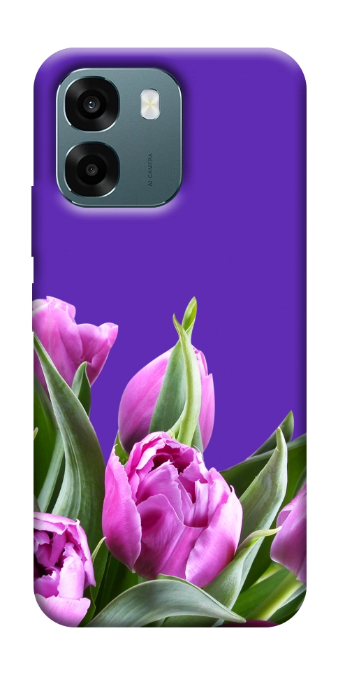Чохол Тюльпани для Oppo A6