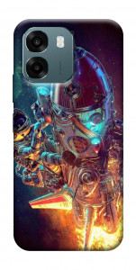 Чохол Космічний корабель для Oppo A6