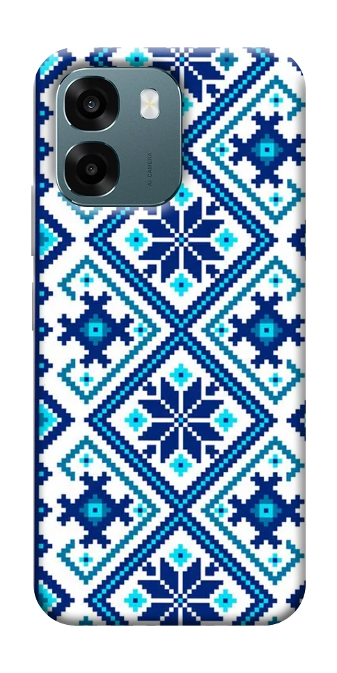 Чохол Синя вишиванка для Oppo A6