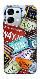 Чехол License plate для Oppo A6 Pro 5G