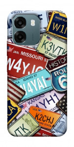 Чохол License plate для Oppo A6