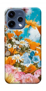 Чехол Летние цветы для Oppo Reno 15