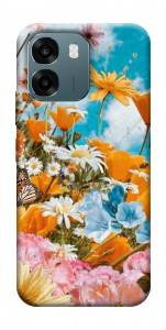 Чохол Літні квіти для Oppo A6