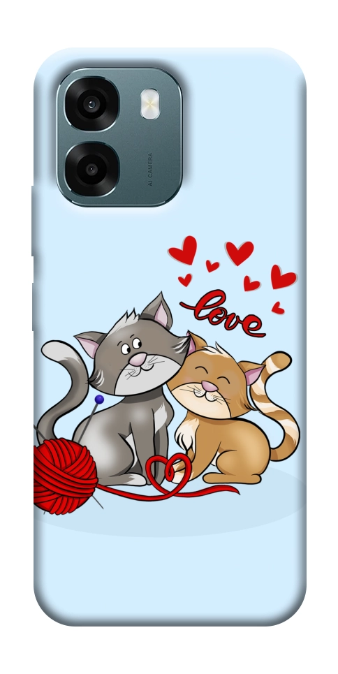 Чохол Два коти Love для Oppo A6