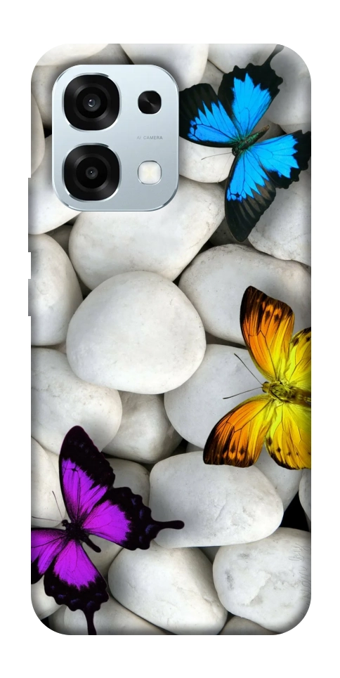 Чехол Butterflies для Oppo A6 Pro