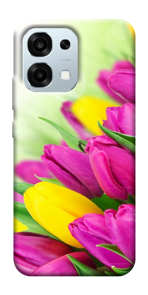 Чохол Барвисті тюльпани для Oppo A6 Pro