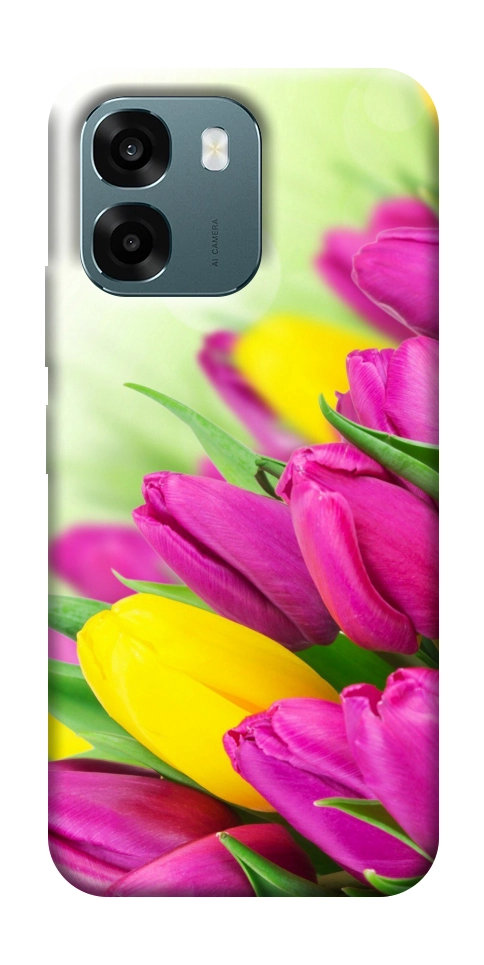 Чохол Барвисті тюльпани для Oppo A6