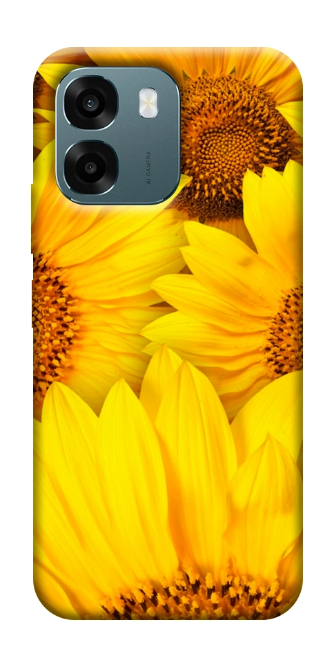 Чохол Букет соняшників для Oppo A6