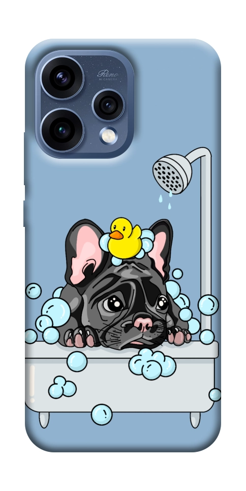 Чехол Dog in shower для Oppo Reno 15