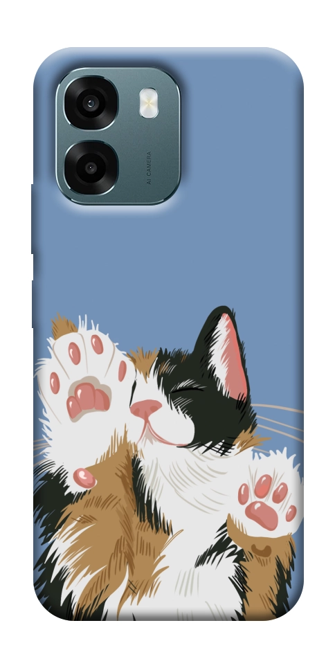 Чохол Funny cat для Oppo A6