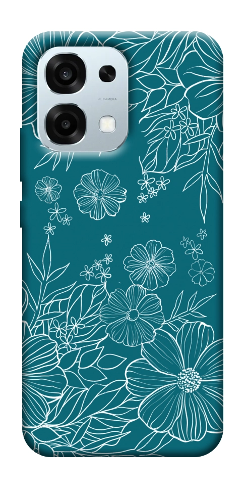 Чехол Botanical illustration для Oppo A6 Pro