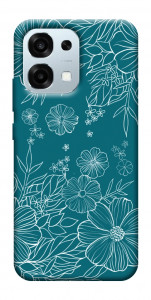 Чехол Botanical illustration для Oppo A6 Pro 5G