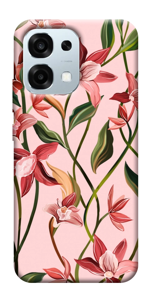 Чехол Floral motifs для Oppo A6 Pro