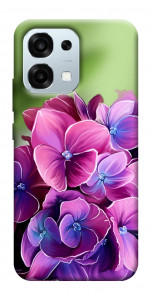 Чехол Кружевная гортензия для Oppo A6 Pro 5G
