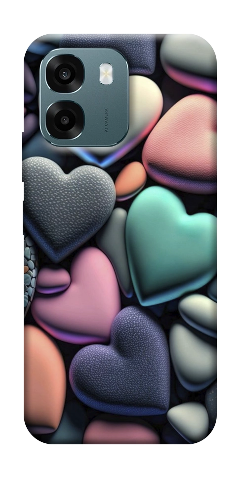 Чохол Кам'яні серця для Oppo A6