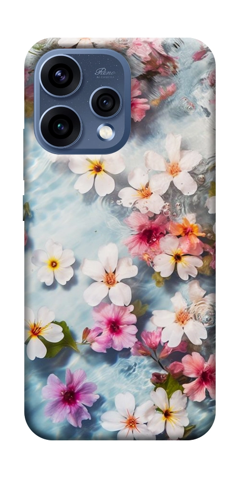 Чехол Floating flowers для Oppo Reno 15