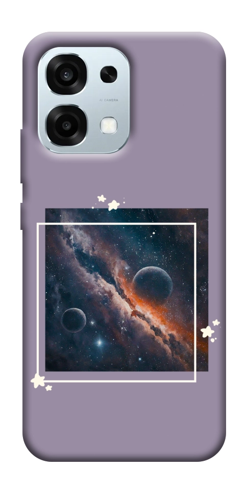 Чехол Космос в квадрате для Oppo A6 Pro