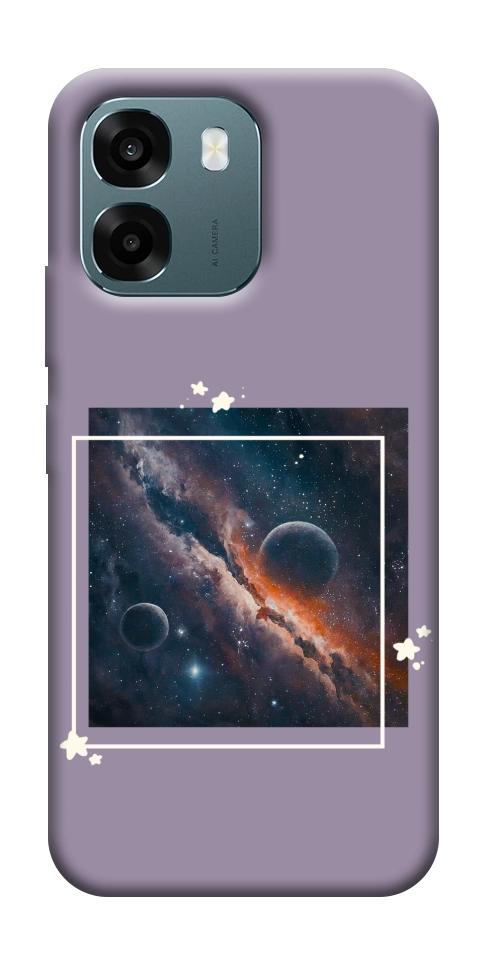 Чохол Космос у квадраті для Oppo A6