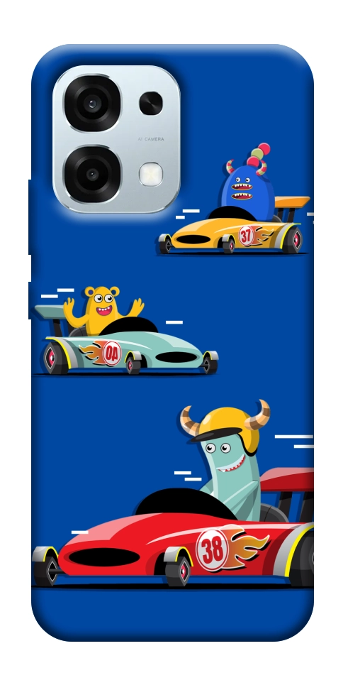 Чохол Монстри та машинки для Oppo A6 Pro