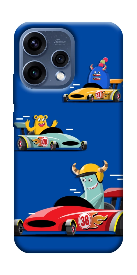 Чехол Монстры и машинки для Oppo Reno 15