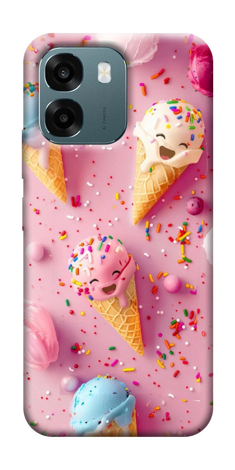 Чохол Веселе морозиво для Oppo A6