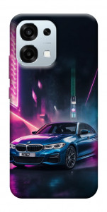 Чехол Неоновое BMW для Oppo A6 Pro 5G