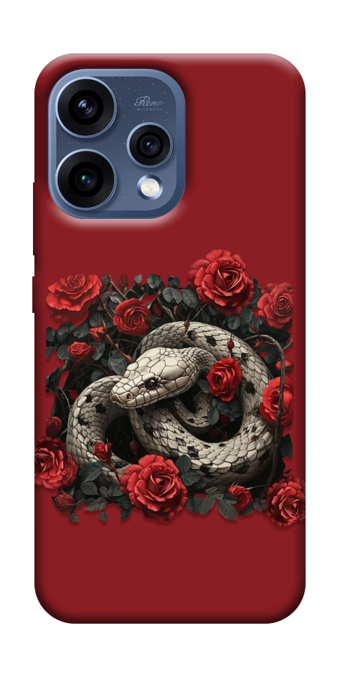 Чехол Roses snake для Oppo Reno 15