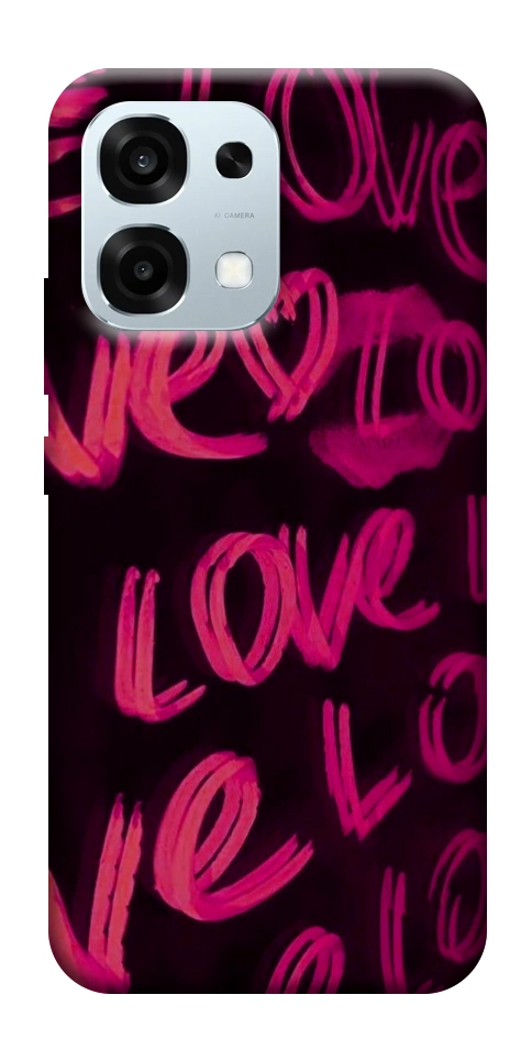 Чехол Neon love для Oppo A6 Pro
