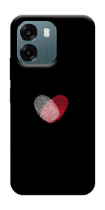 Чохол Fingerprint heart для Oppo A6