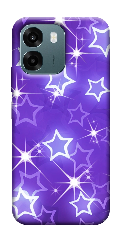 Чохол Purple sparkles для Oppo A6