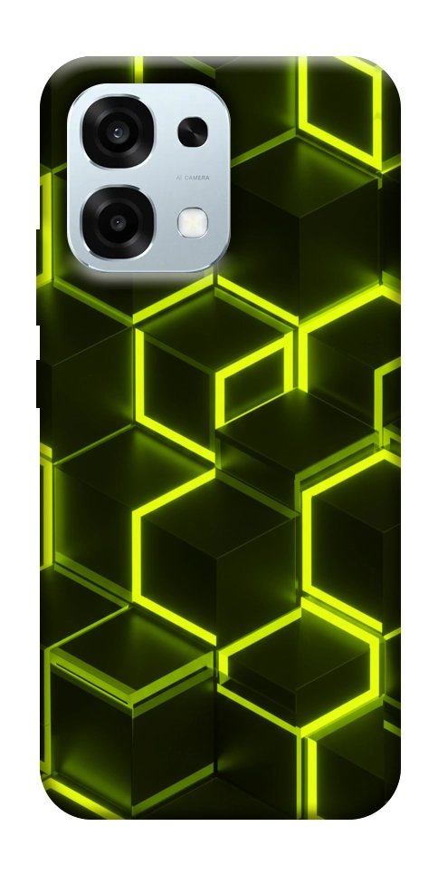 Чехол Neon hexagon для Oppo A6 Pro