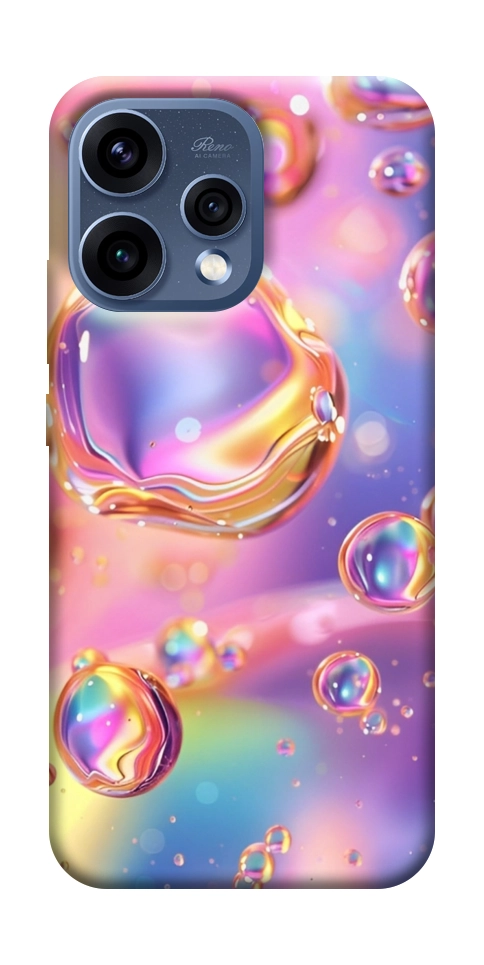 Чехол Neon bubbles для Oppo Reno 15
