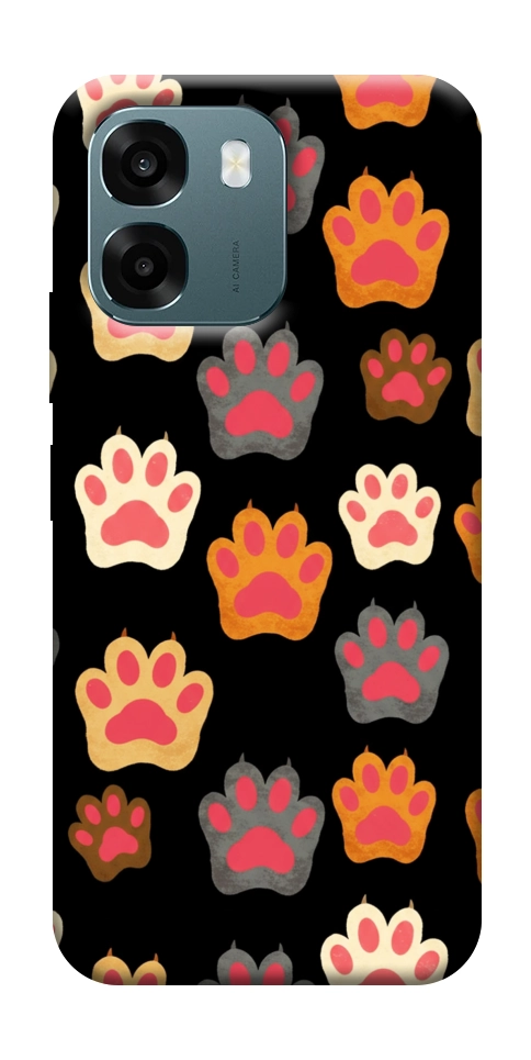 Чохол Colorful Paws для Oppo A6