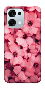 Чехол Pink flowers для Oppo A6 Pro 5G