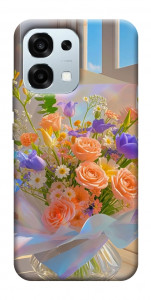 Чехол Яркий букет для Oppo A6 Pro 5G