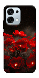Чехол Burning flowers для Oppo A6 Pro 5G