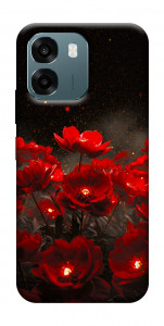 Чохол Burning flowers для Oppo A6