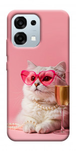 Чехол Pinky cat для Oppo A6 Pro 5G