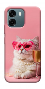 Чохол Pinky cat для Oppo A6