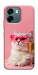 Чохол Pinky cat для Oppo A6