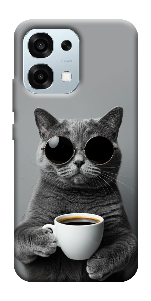 Чехол Grey cat coffee для Oppo A6 Pro