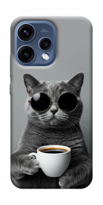 Чохол Grey cat coffee для Oppo Reno 15