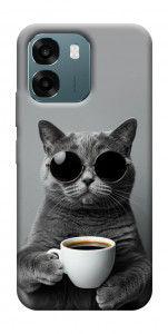 Чохол Grey cat coffee для Oppo A6