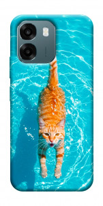 Чохол Cat swimming для Oppo A6