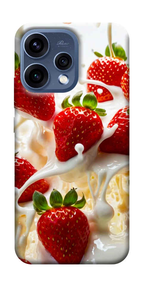 Чохол Strawberry and cream для Oppo Reno 15