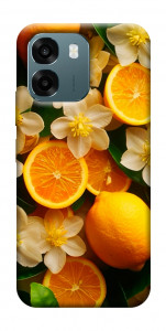 Чохол Лимони та квіти для Oppo A6