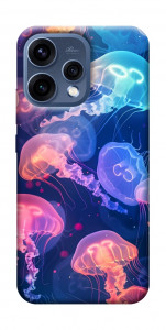 Чохол Neon jellyfishes для Oppo Reno 15